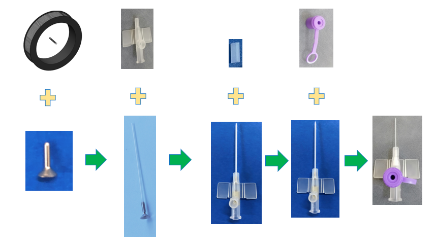 Канюля для внутривенного введения с крылом1
