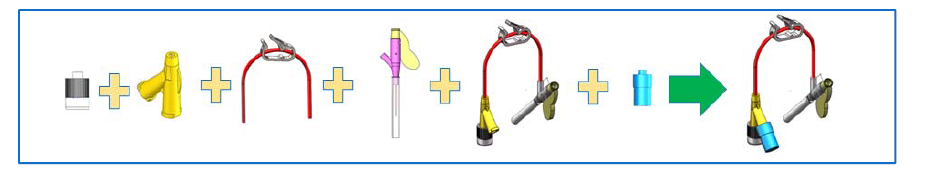 канюля для внутривенных вливаний типа 2